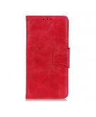 Shop4 - OnePlus 7 Pro Hoesje - Wallet Case Cabello Rood