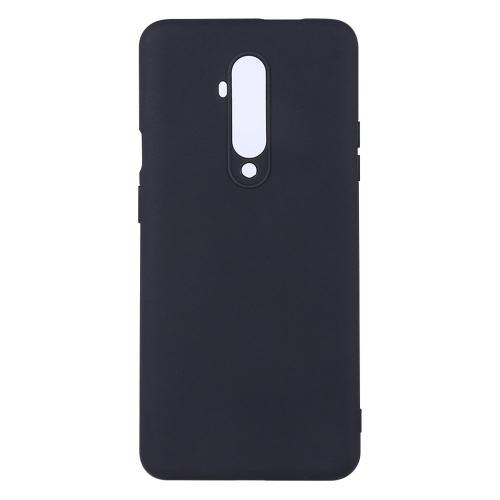 Shop4 - OnePlus 7T Pro Hoesje - Zachte Back Case Mat Zwart