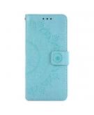 Shop4 - Samsung Galaxy A11 Hoesje - Wallet Case Mandala Patroon Mint Groen