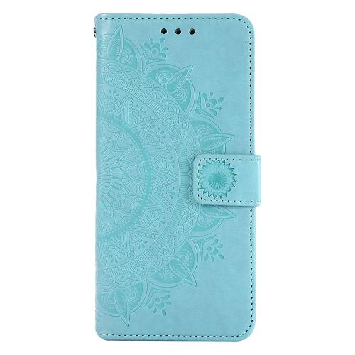 Shop4 - Samsung Galaxy A11 Hoesje - Wallet Case Mandala Patroon Mint Groen