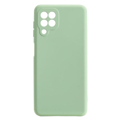 Shop4 - Samsung Galaxy A22 4G Hoesje - Zachte Back Case Mat Mint Groen