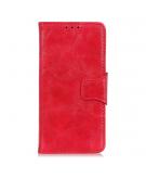 Shop4 - Samsung Galaxy A22 5G Hoesje - Wallet Case Cabello Rood