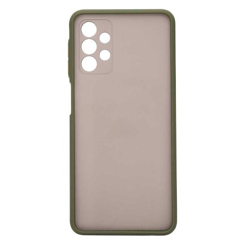 Shop4 - Samsung Galaxy A32 5G Hoesje - Bumper Back Case Groen