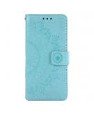 Shop4 - Samsung Galaxy A32 Hoesje - Wallet Case Mandala Patroon Mint Groen