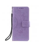 Shop4 - Samsung Galaxy A32 Hoesje - Wallet Case Mandala Patroon Paars