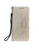 Shop4 - Samsung Galaxy A41 Hoesje - Wallet Case Mandala Patroon Goud