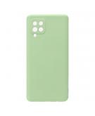 Shop4 - Samsung Galaxy A42 5G Hoesje - Zachte Back Case Mat Mint Groen