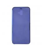 Shop4 - Samsung Galaxy J6 Plus Hoesje - Clear View Case Blauw