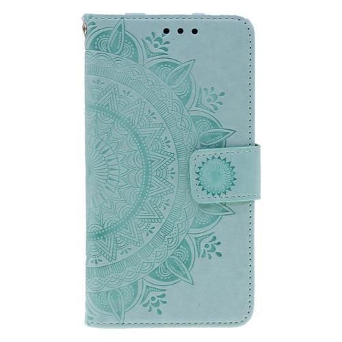 Shop4 - Samsung Galaxy Note 10 Hoesje - Wallet Case Mandala Patroon Mint Groen