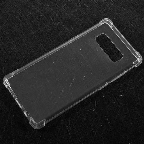Shop4 - Samsung Galaxy Note 8 Hoesje - Zachte Back Case Drop Proof Transparant