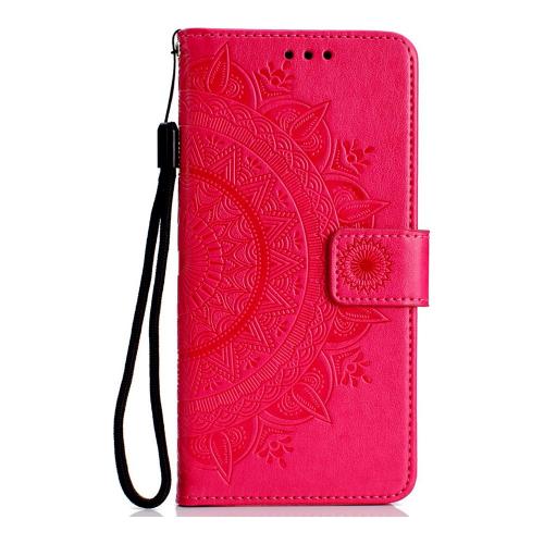Shop4 - Samsung Galaxy S10 Hoesje - Wallet Case Mandala Patroon Roze
