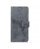 Shop4 - Samsung Galaxy S10 Hoesje - Wallet Case Vintage Grijs