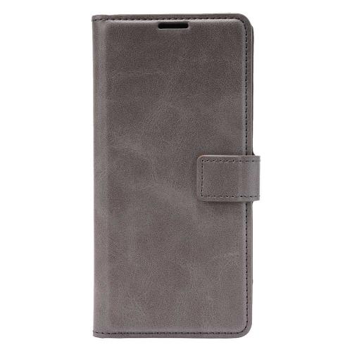 Shop4 - Samsung Galaxy S21 Plus Hoesje - Wallet Case Business Grijs