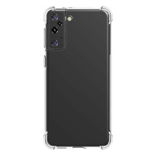 Shop4 - Samsung Galaxy S21 Plus Hoesje - Zachte Back Case Drop Proof Transparant