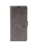 Shop4 - Samsung Galaxy S21 Ultra Hoesje - Wallet Case Business Grijs