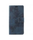 Shop4 - Samsung Galaxy S9 Hoesje - Wallet Case Vintage Blauw