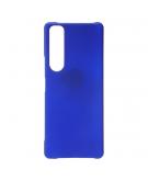 Shop4 - Sony Xperia 1 III Hoesje - Harde Back Case Blauw