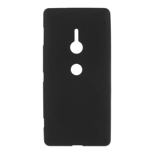 Shop4 - Sony Xperia XZ2 Hoesje - Zachte Back Case Mat Zwart