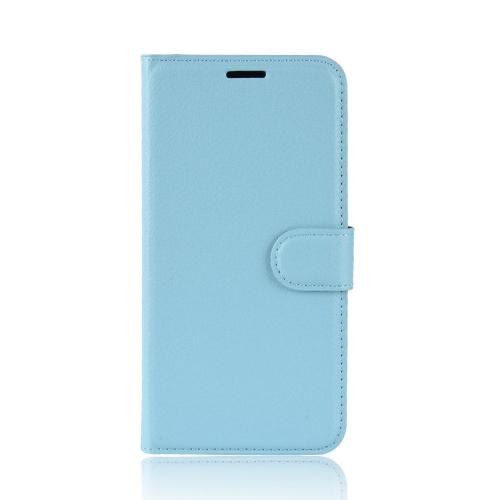 Shop4 - Sony Xperia XZ2 Premium Hoesje - Wallet Case Lychee Blauw