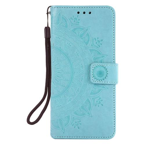 Shop4 - Xiaomi Mi 11 Hoesje - Wallet Case Mandala Patroon Mint Groen
