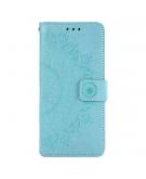 Shop4 - Xiaomi Mi 11 Lite 5G Hoesje - Wallet Case Mandala Patroon Mint Groen