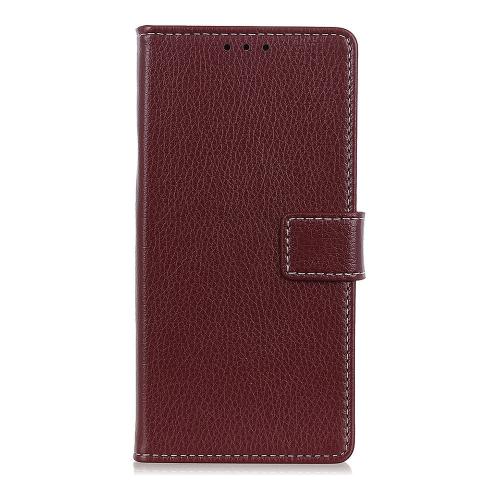 Shop4 - Xiaomi Mi 9 Hoesje - Wallet Case Lychee Bruin