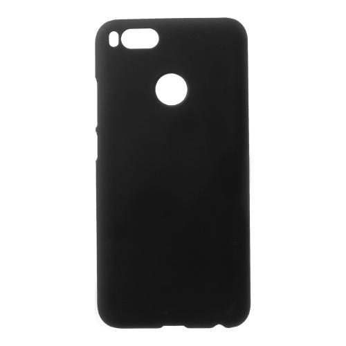 Shop4 - Xiaomi Mi A1 Hoesje - Harde Back Case Mat Zwart