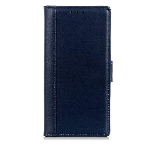 Shop4 - Xiaomi Mi Note 10 Lite Hoesje - Wallet Case Grain Blauw