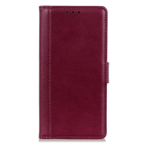 Shop4 - Xiaomi Redmi Note 10 5G Hoesje - Wallet Case Grain Rood