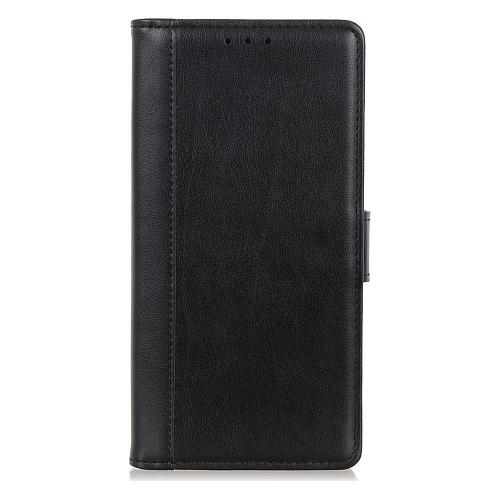 Shop4 - Xiaomi Redmi Note 10 5G Hoesje - Wallet Case Grain Zwart