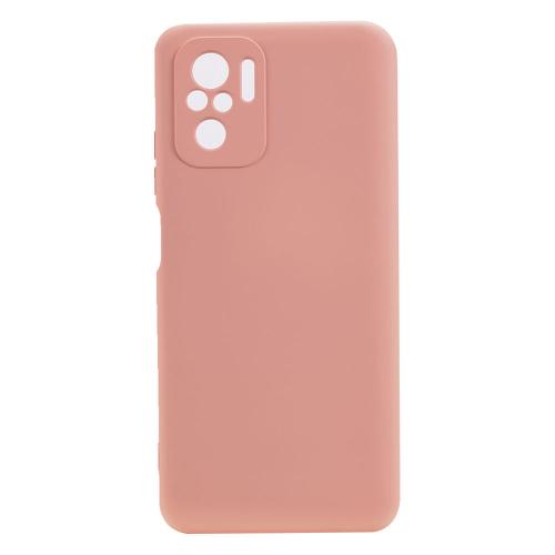 Shop4 - Xiaomi Redmi Note 10 Hoesje - Zachte Back Case Mat Licht Roze