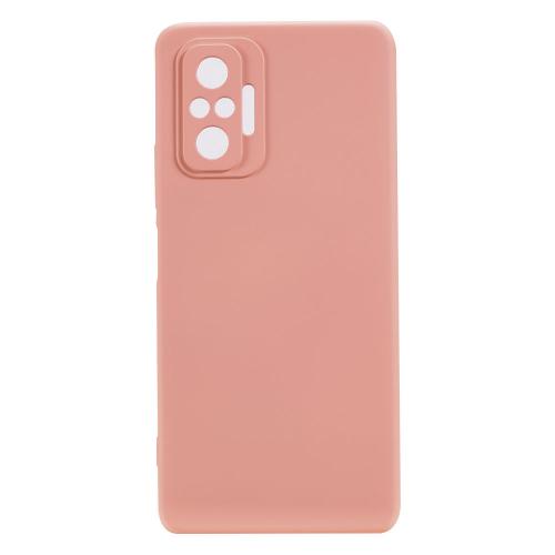 Shop4 - Xiaomi Redmi Note 10 Pro Hoesje - Zachte Back Case Mat Licht Roze
