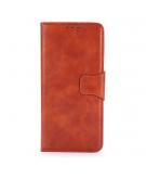Shop4 - Xiaomi Redmi Note 9 Hoesje - Book Case Cabello Bruin