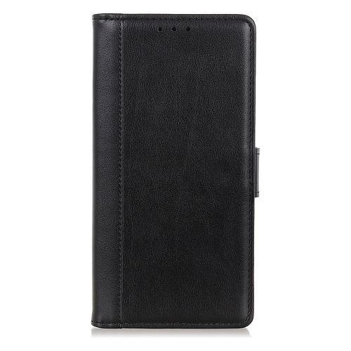 Shop4 - Xiaomi Redmi Note 9 Hoesje - Wallet Case Grain Zwart