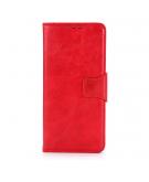 Shop4 - Xiaomi Redmi Note 9 Pro Hoesje - Wallet Case Cabello Rood