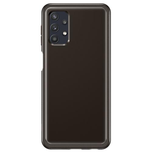 Silicone Clear Cover voor de Galaxy A32 (5G) - Zwart