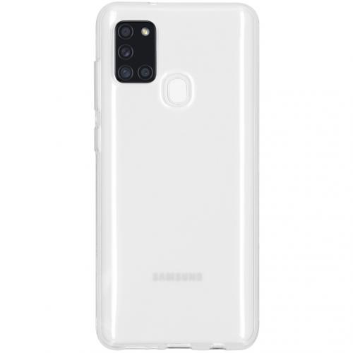 Softcase Backcover voor de Samsung Galaxy A21s - Transparant