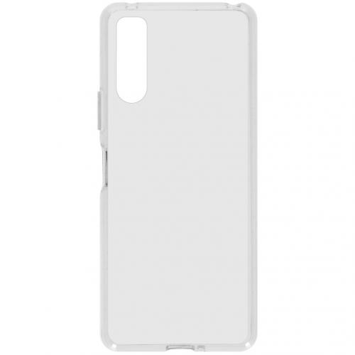 Softcase Backcover voor de Sony Xperia 10 II - Transparant