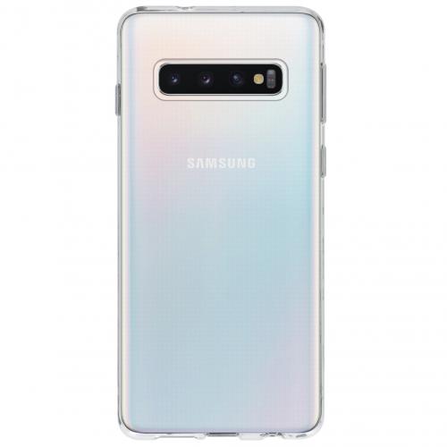 Softcase Backcover voor Samsung Galaxy S10 - Transparant