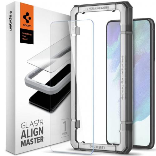 Spigen AlignMaster Full Screenprotector 2 Pack voor de Samsung Galaxy S21 FE
