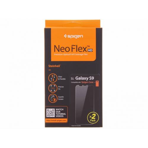 Spigen Neo Flex Screenprotector Duo Pack voor Samsung Galaxy S9
