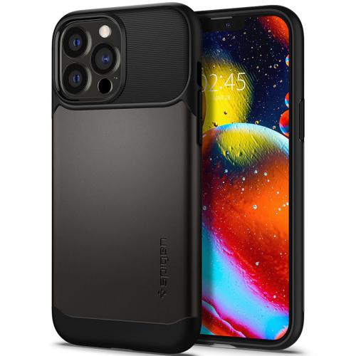 Spigen Slim Armor Backcover MagSafe voor de iPhone 13 Pro Max - Gunmetal