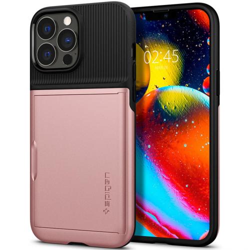 Spigen Slim Armor CS Backcover voor de iPhone 13 Pro - Rosé Goud