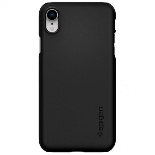 Spigen Thin Fit Backcover voor iPhone Xr - Zwart