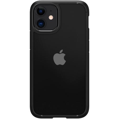 Spigen Ultra Hybrid Backcover voor de iPhone 12 Mini - Zwart