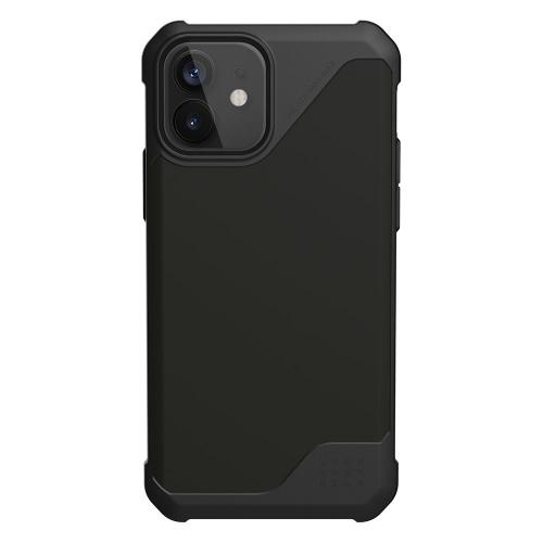 UAG - iPhone 12 Hoesje - Back Case Metropolis LT Satijn Zwart