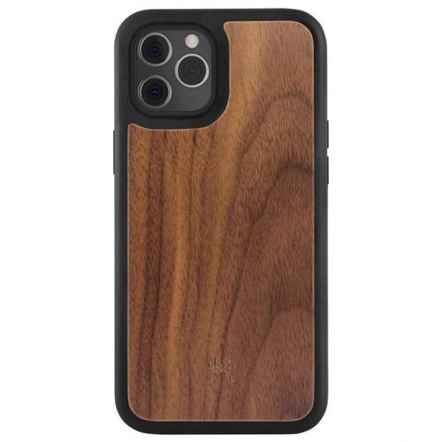 Woodcessories Bumper Case voor de iPhone 12 Pro Max - Walnut