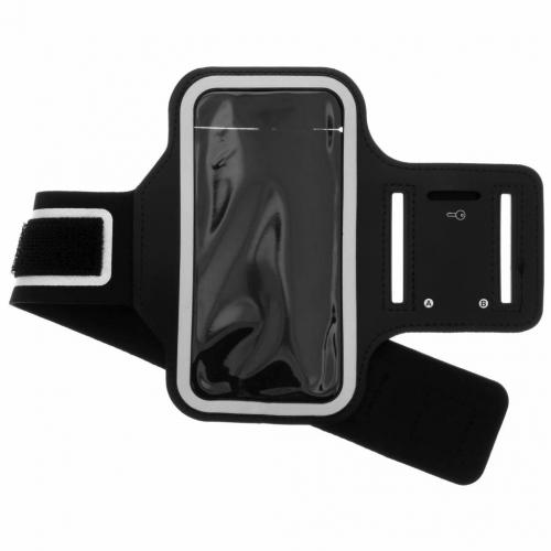 Zwarte sportarmband voor de Huawei P Smart (2019)