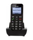 Fysic FM-6700 GSM with SOS with cradle zwart