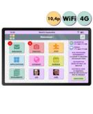 facilotab tablette simplifiée l galaxy - wifi/4g - 32 go - android 10 - marque samsung - interface seniors Black